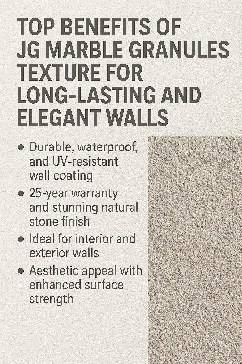 JG STONES-Largest Wall texture Manufacturer